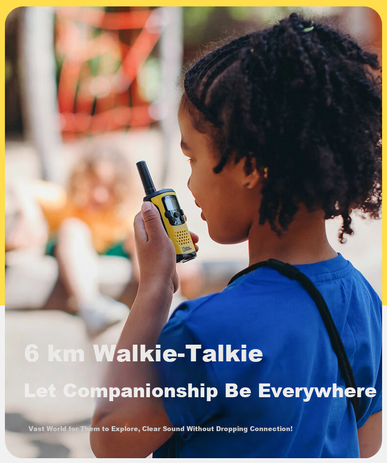 National Geographic Kids 6km Walkie Talkie Wireless Outdoor Toy Children's Day Gift 7