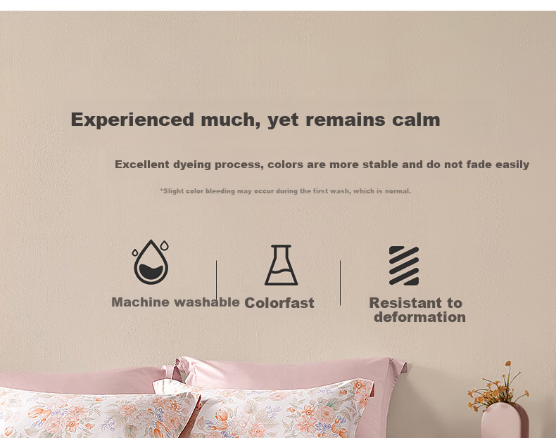 Shuixingjiafang Duvet Cover, Pure Cotton, 60 Count Long-Staple Cotton, Sateen Fabric, Bedding Cover, Single Size, 150x210cm 12