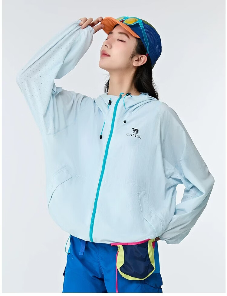 CAMEL Dilireba Same Style Original Yarn Sun Protection Jacket 2026 Spring Summer New Cool Heat-Shielding UV Protection Coat 26