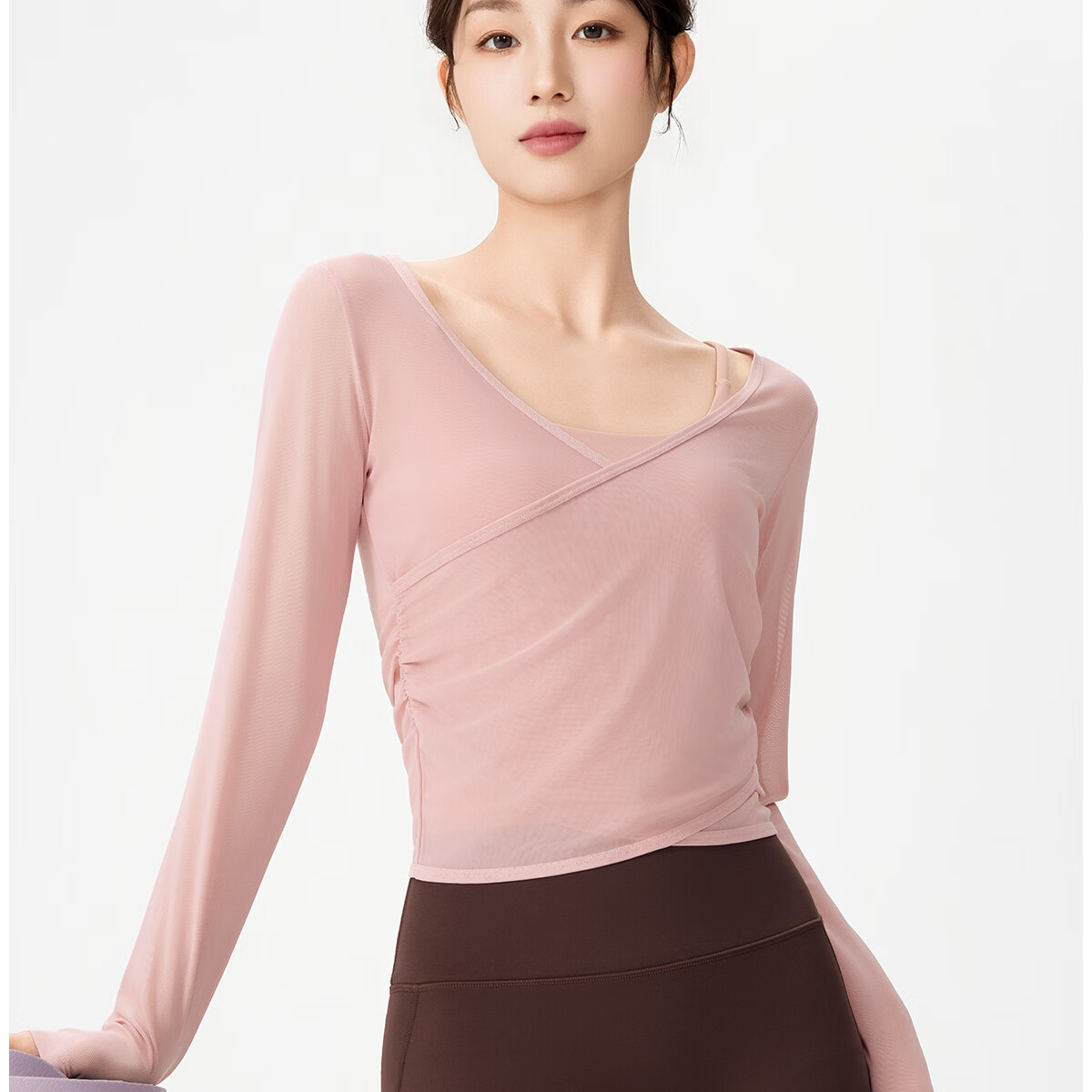 361° Women's Yoga Cover-up Summer Outerwear Long Sleeve Sports Top Premium Dance Pilates Training Shirt 7