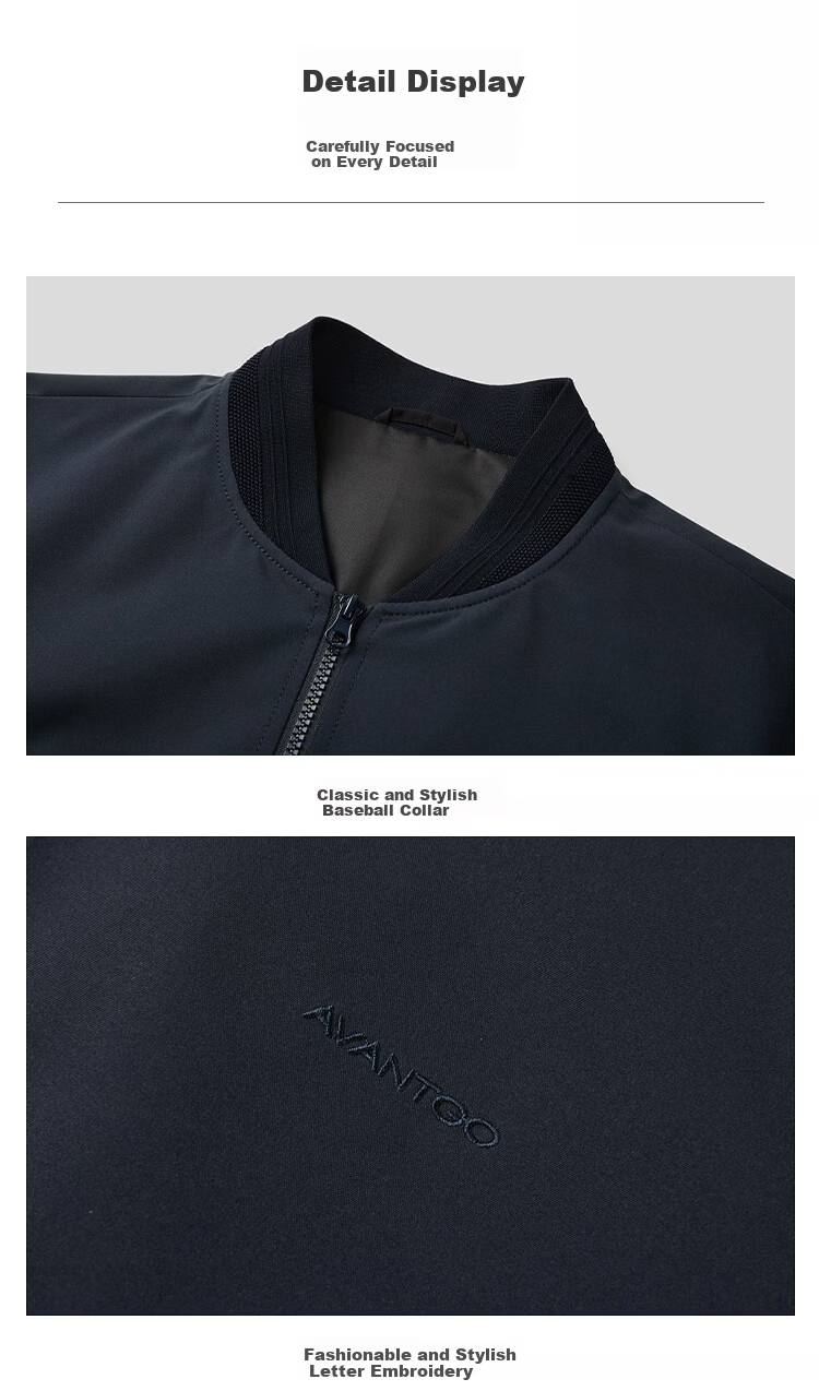 HLA Hailan Home Men's Jacket 26 Light Business Classic Series Three-Proof Embroidered Spring Coat 9