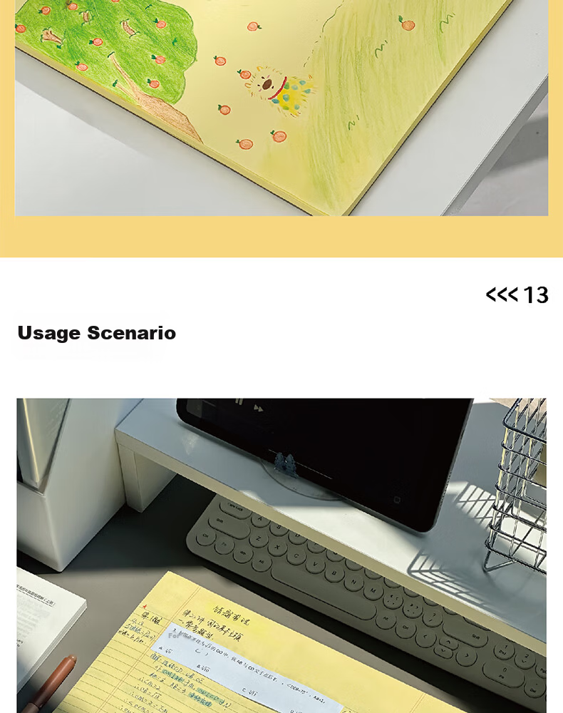 Class 3 Grade 2 Writing Planning Notebook Study Schedule Sheet Elementary Student Draft Paper Blank White Calculation Paper Planning Junior High School Notebook Lined A3 11