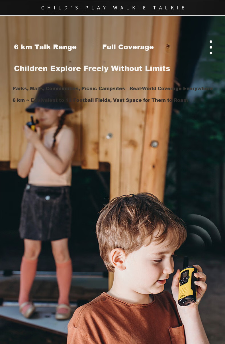 National Geographic Kids 6km Walkie Talkie Wireless Outdoor Toy Children's Day Gift 1