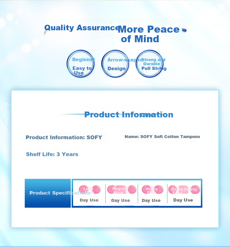 Unicharm Tampons Easy Insert Internal Tampons Light Flow Pink 10pcs 2