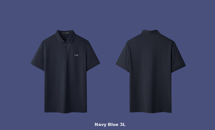 HLA POLO Shirt for Men, Three-Body Collaboration Series, Quick-Dry Printed Short-Sleeve Shirt for Men in Summer 15