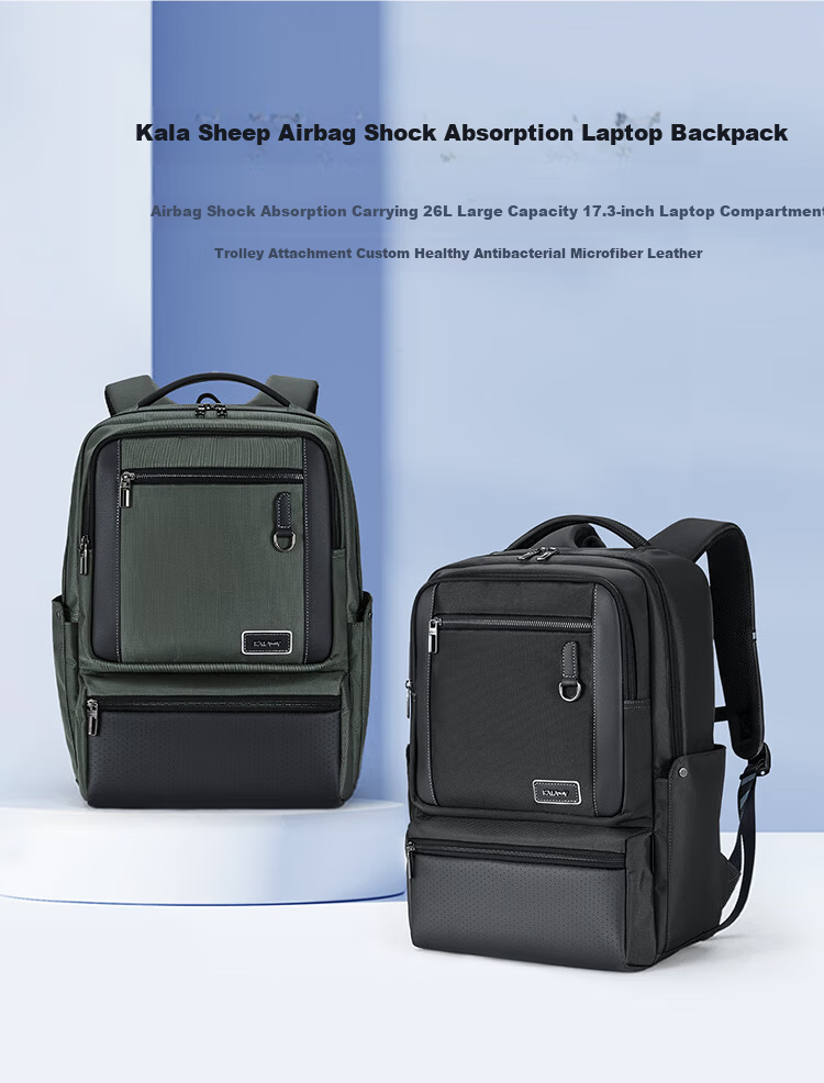 KALA·Y Qilin Business Laptop Backpack Large CN5228 27L Piano Black 1