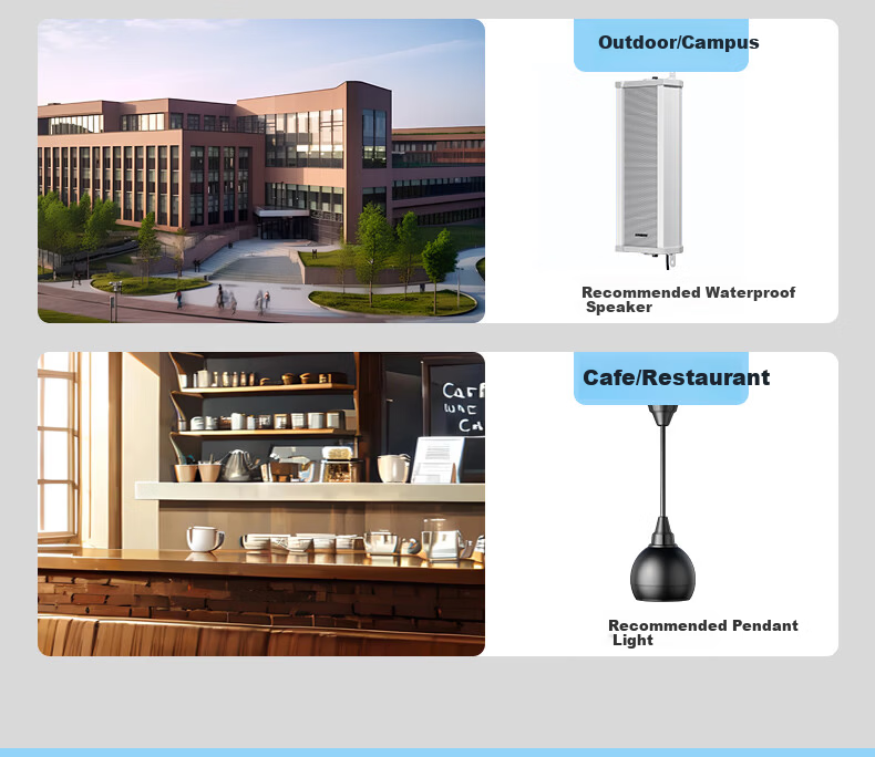 SAST Wireless Wall-Mounted Speaker Set Bluetooth Speaker Public Address Home Shop Conference Campus Supermarket Background Music System Host Speaker Combo One-to-Four K54 8