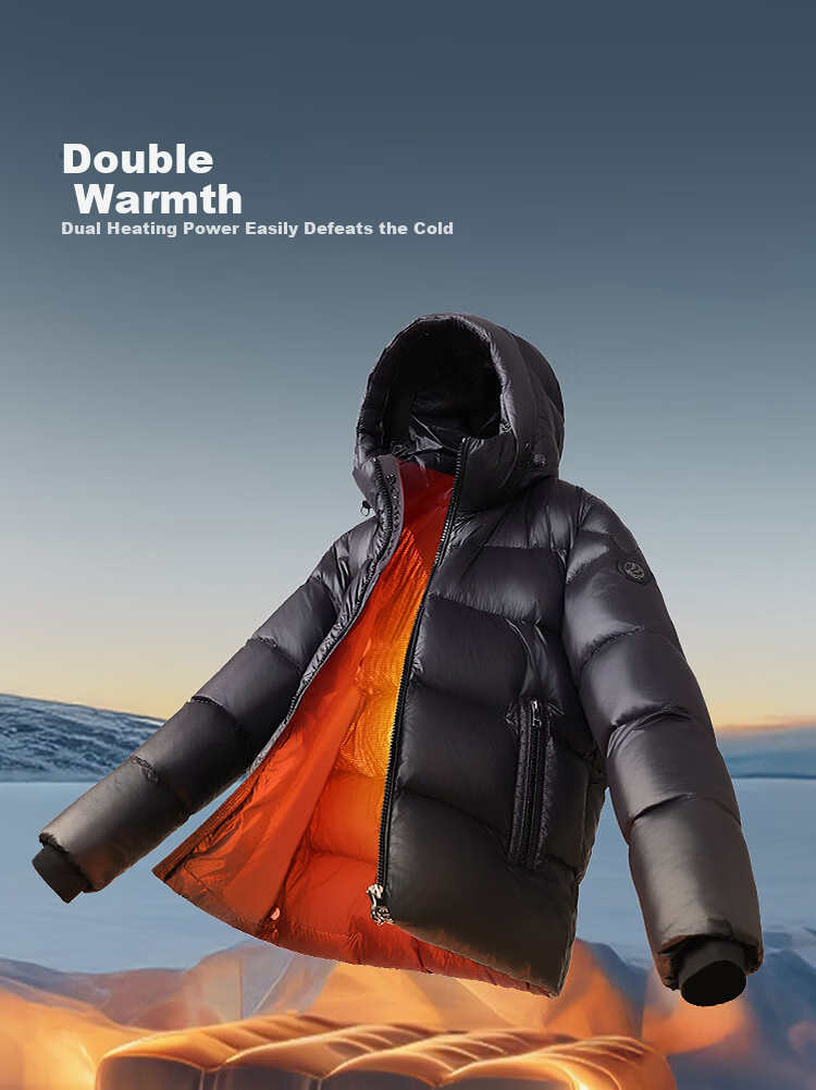BOSIDENG Off-Season Puff Down Jacket Women's Winter Goose Down Thickened Detachable Hood Loose Oversized Long Lazy Style Coat 4