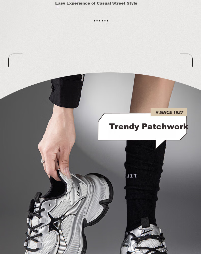 Warrior Women's Shoes 2026 New Breathable Mesh Comfortable Soft Sole White Sneakers Silver White Black Size 37 1