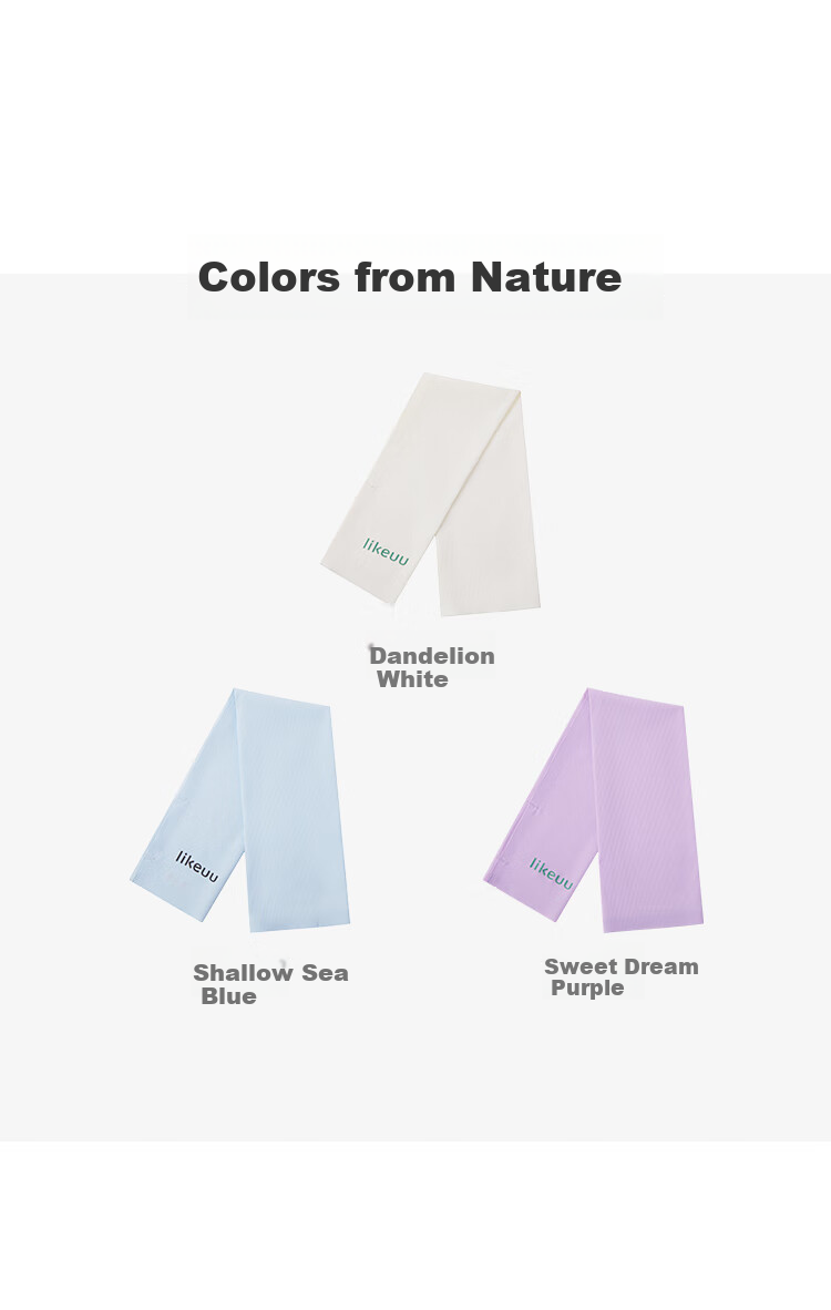 Like uu Kids Sun Protection Cooling Sleeves Unisex Summer UV Protection Ice Sleeves Breathable Seamless UPF50+ 9