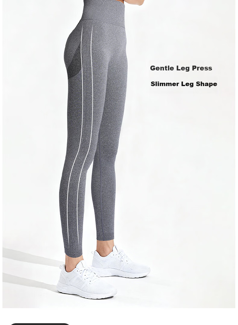 Free Style High-Waist Butt-Lifting Yoga Pants for Women Peach Hip Sports Leggings Slimming Seamless Butt-Enhancing Running Fitness Training Wear 8