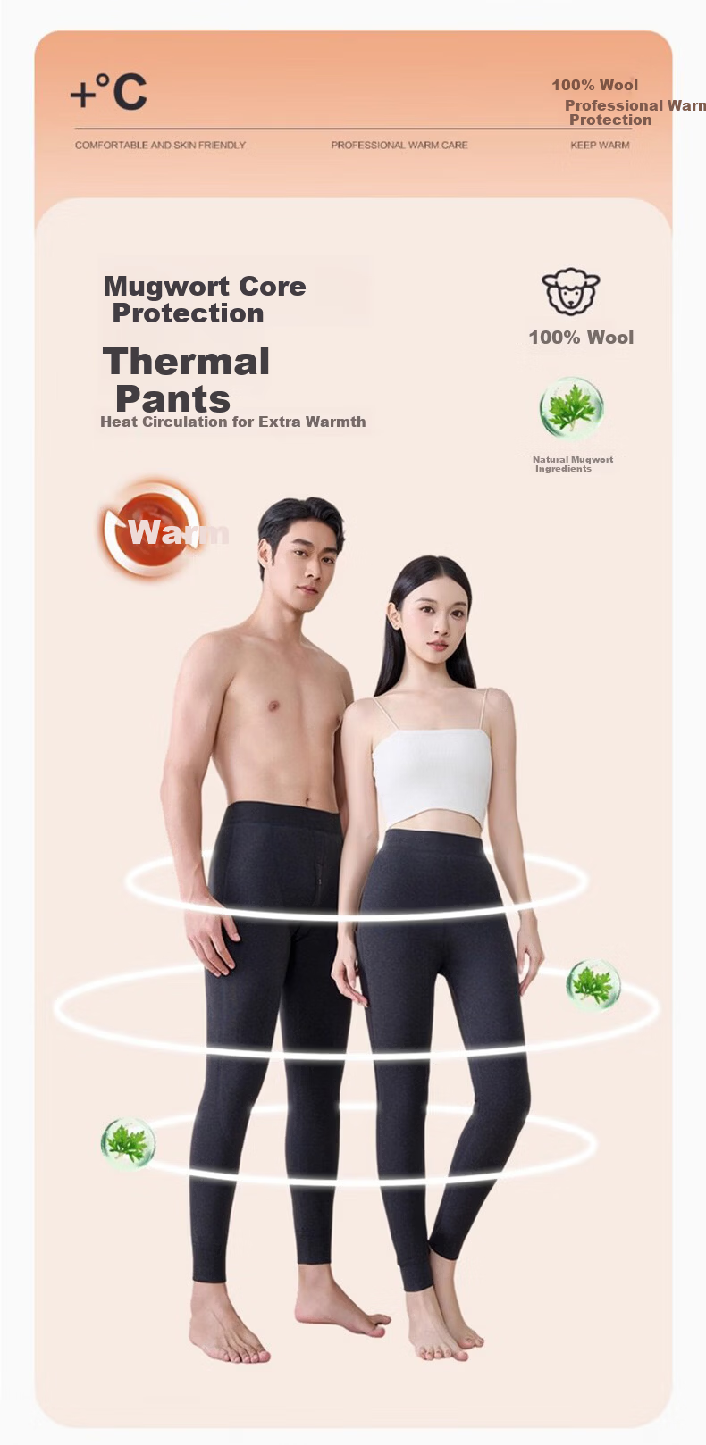 Mianshuran Women's Fleece-Lined Thermal Knee Support Pants Thickened Wool-Filled Cold-Resistant Cotton Trousers for -40°C Northeast Winter 1