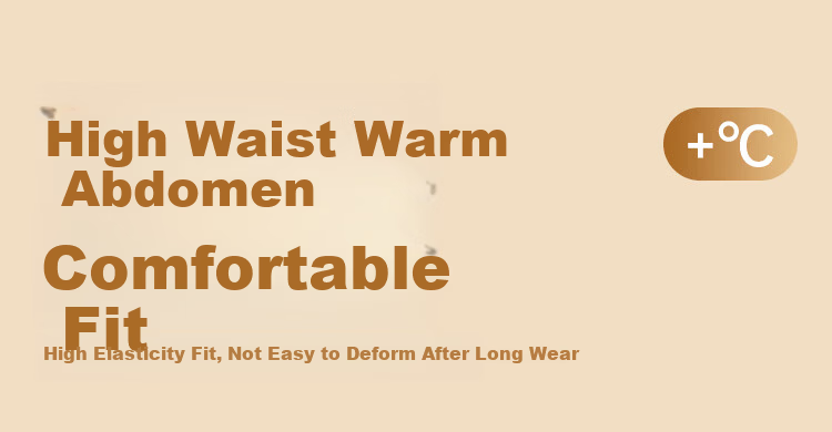 Langsha Women's Thermal Pants Winter Fleece Lined Thickened High Waist Double Layer Tummy Control Lambswool Seamless Cotton Leggings 5