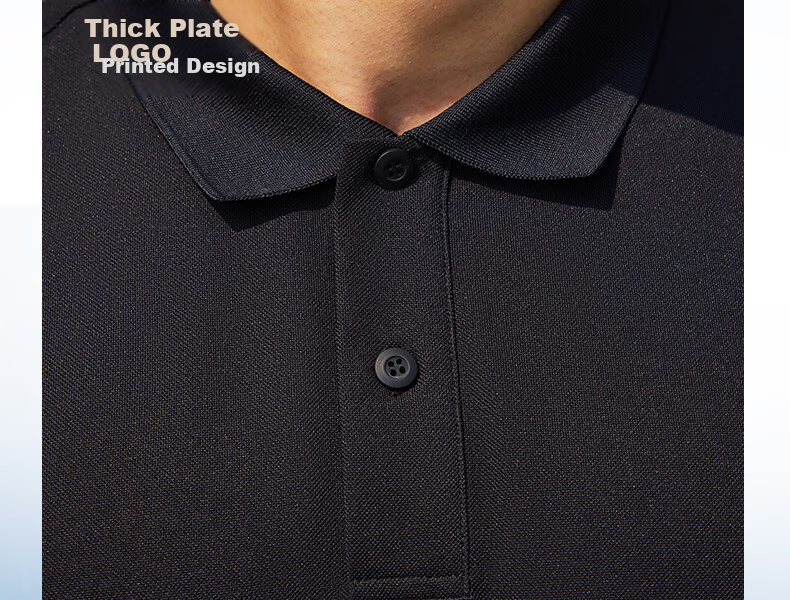 PEAK Polo Shirt for Men, Summer New Style, Sports Fitness Business Top, Breathable Casual T-Shirt, Loose Short Sleeve DF652241 11