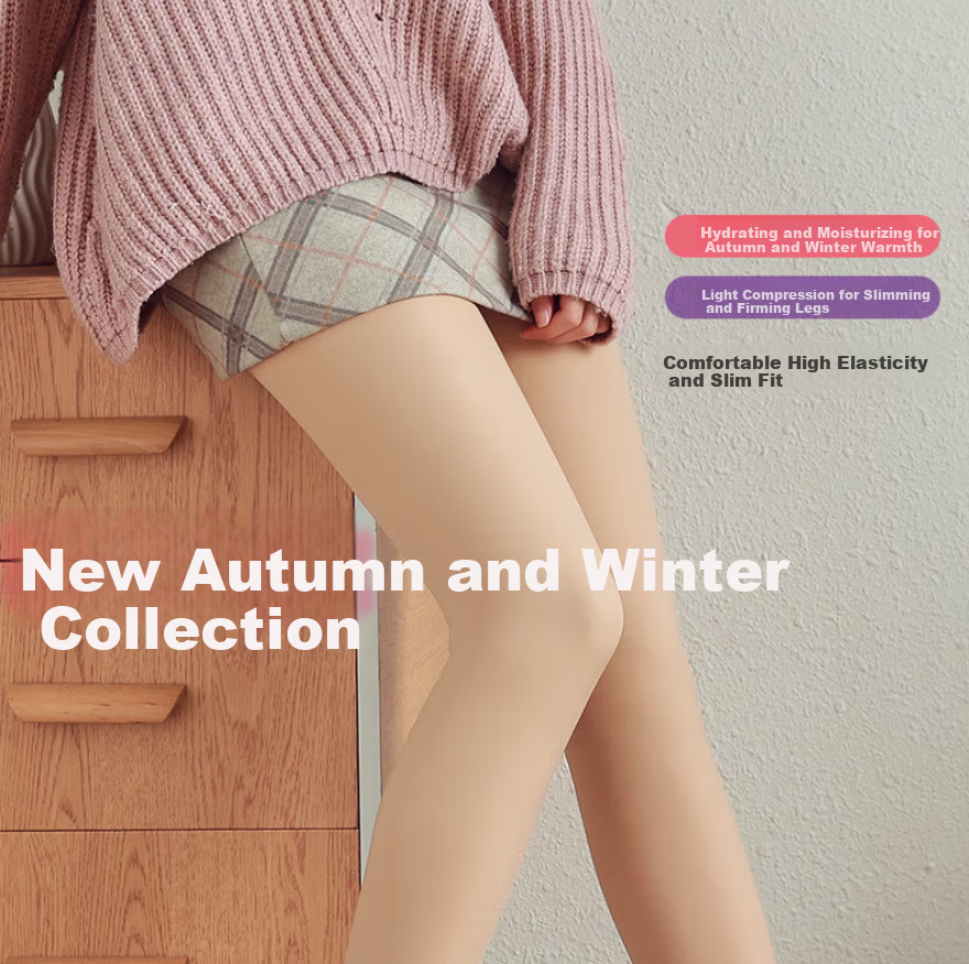 La Chapelle Sheer Leggings for Women Autumn Winter Nude Feeling Tummy Control Hip Lift Warm Black Shiny Stockings Premium Hosiery 4