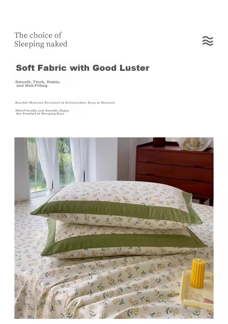 Hengyuanxiang 100% Pure Cotton Bed Sheet, 1.8x2 Meter Bed, Class A Antibacterial Coarse Fabric Bed Sheet, Single Item, 230x245cm, Cool-Feeling for Summer 4