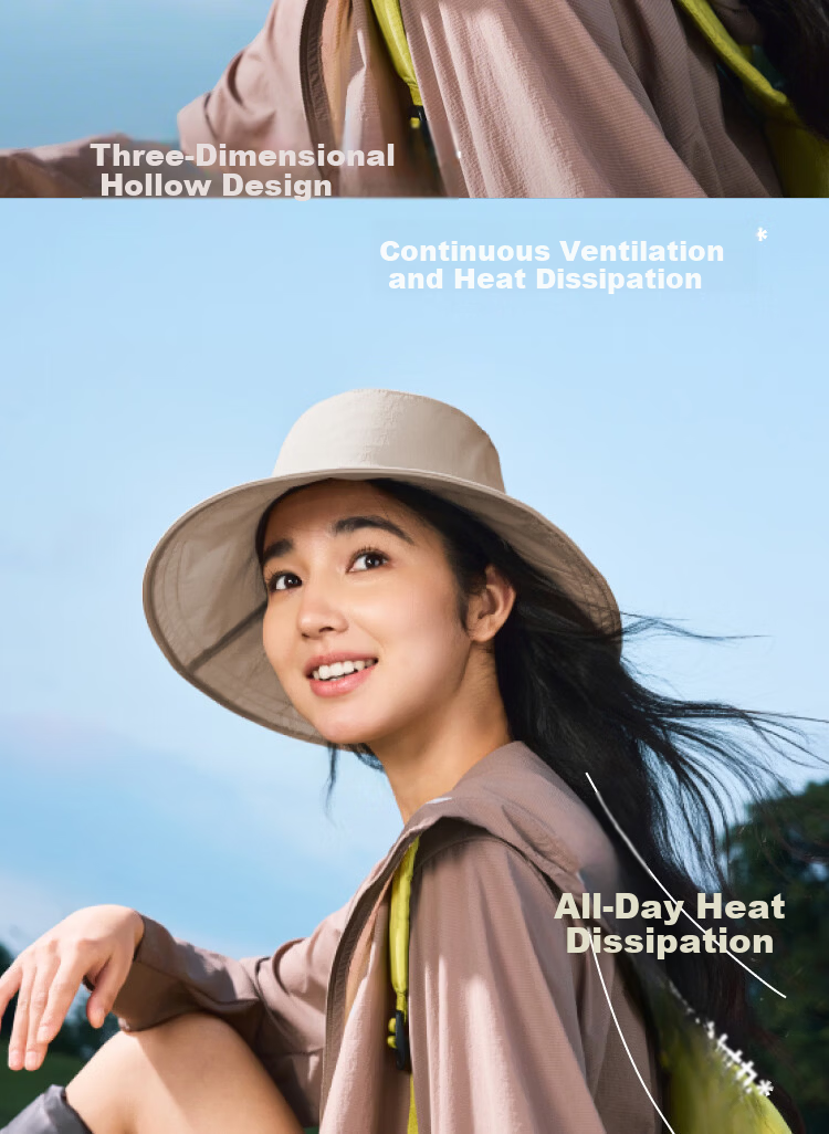 Beneunder Sun Hat for Women, Breathable Fisherman Hat, UV Protection Hat, Fishing Cap, Hiking Cap, Sun Hat for Men, Anti-UV 13