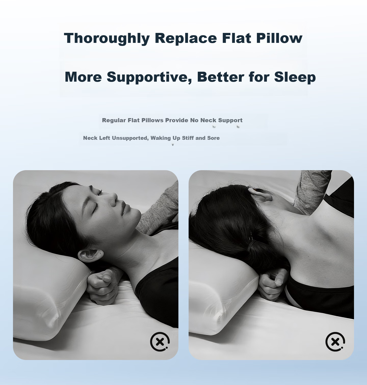 Zhiguozhe [Class A Maternal and Infant Grade] Memory Foam Neck Support Pillow Cervical Pillow Deep Sleep Special Adult Student Extra Large Size 10