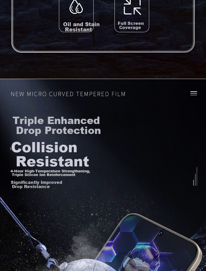 Lanxingxiansheng [Class T*AR Enhanced Transparency] Screen Protector for Honor Magic8, AR Enhanced Anti-Glare Anti-Reflective Anti-Drop Protective Film for Magic8 Smartphone 3