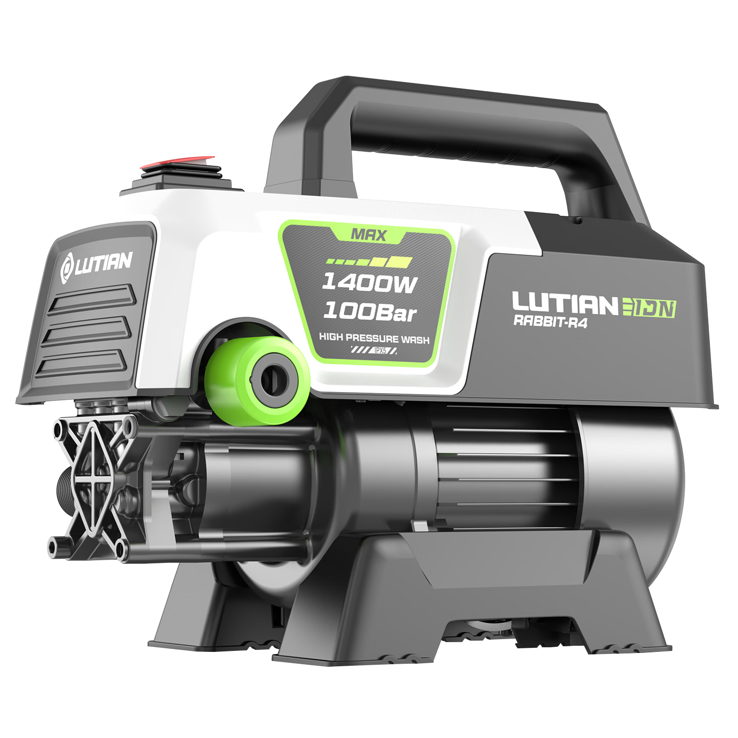 LUTIAN Household Car Washing Machine, High-Pressure Water Gun, Sensor Cleaning Machine, Car Washing Spray Gun, Rinsing Tool, Quiet And Portable, Yutu R4