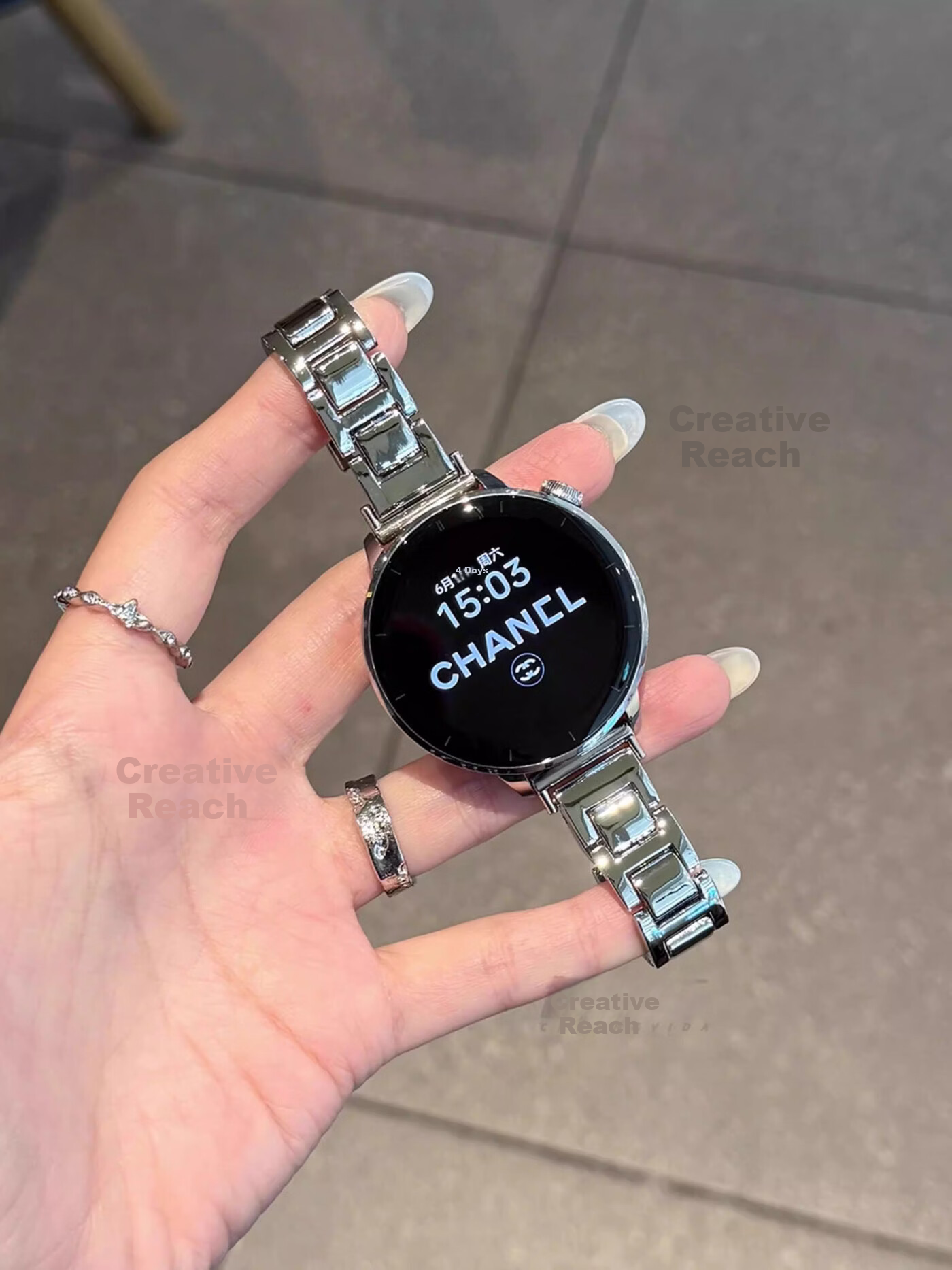 XUANDAI Suitable for Huawei GT5/GT4 Women's Watch Strap, GT6 Puppy Diamond Watch, GT5 Pro Metal Huawei Watch, GT4 Accessories for Women's Watch5, Creative Accessory, 41mm 5