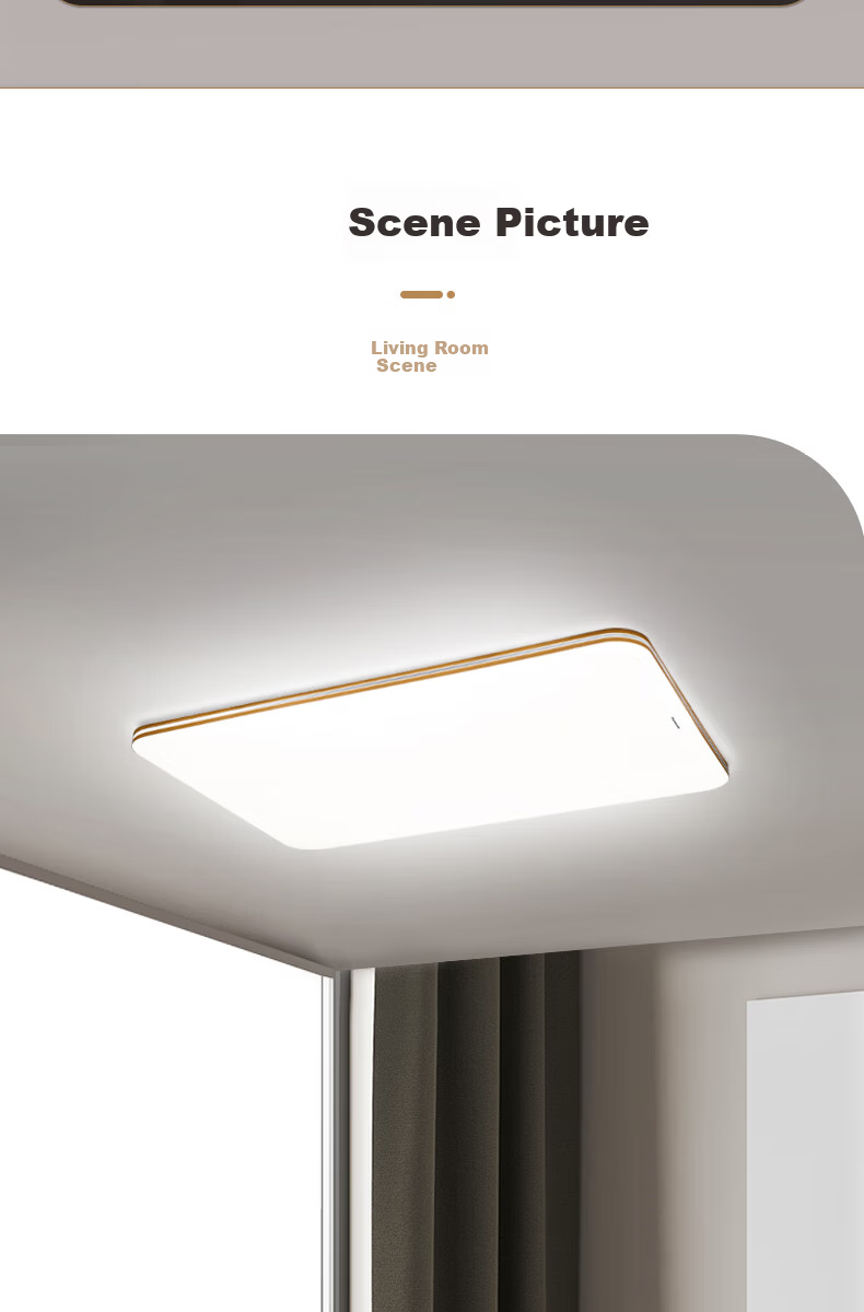 Panasonic Ceiling Light, 36W, Three-Color Temperature Adjustment, RA95 High Color Rendering Index, HHXN4037L Bedroom Light 15