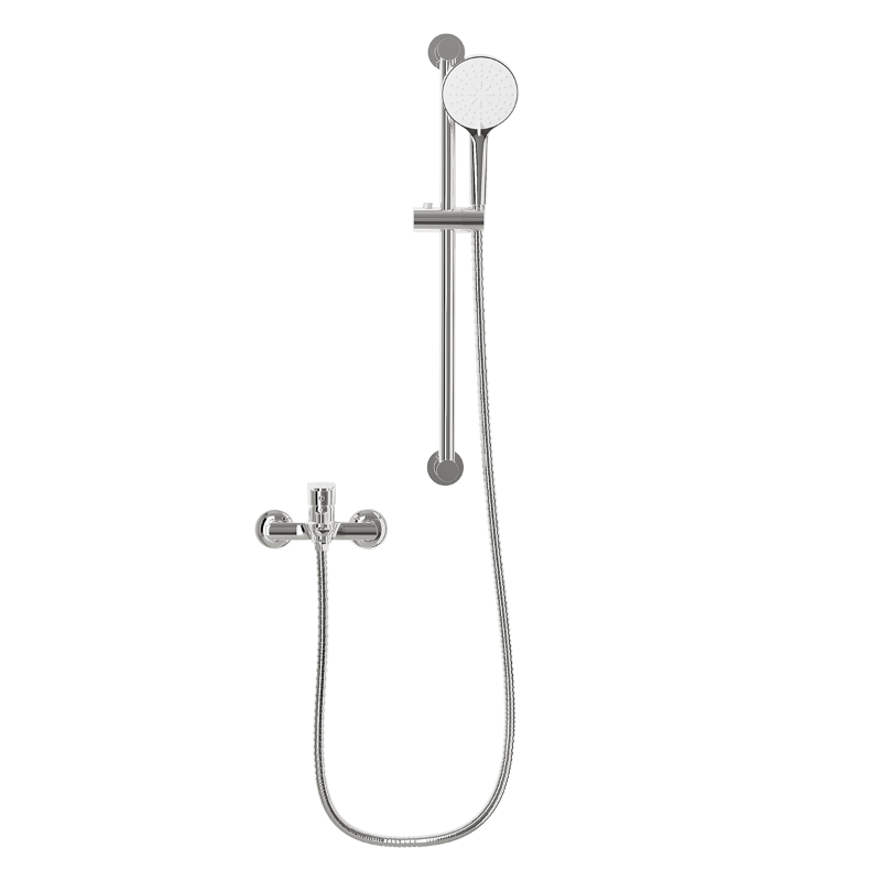 ARROW Simple Shower Head Wall-Mounted Silver Handheld Adjustable AE3263CP-P