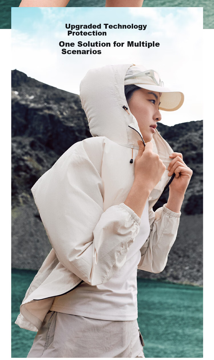 CAMEL Outdoor Original Yarn Sun Protection Jacket 2026 Spring Summer New Unisex Cooling Breathable Sun Protection Sports Jacket 1007 2