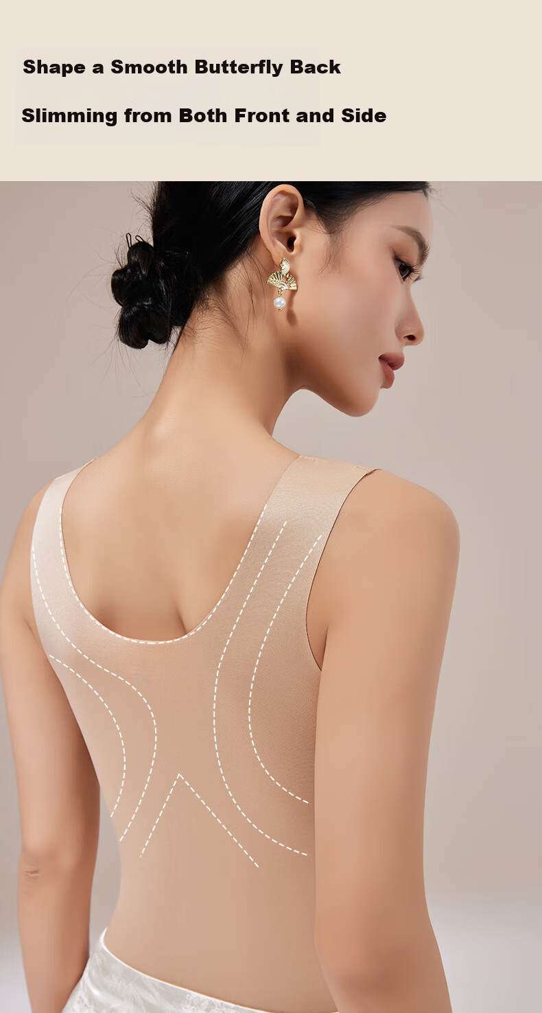 Herbal Original Warm Vest with Chest Pad for Women New Chinese Style National Wind 10A Antibacterial Camellia Fragrance Ginger Essence Shaping Heated 10