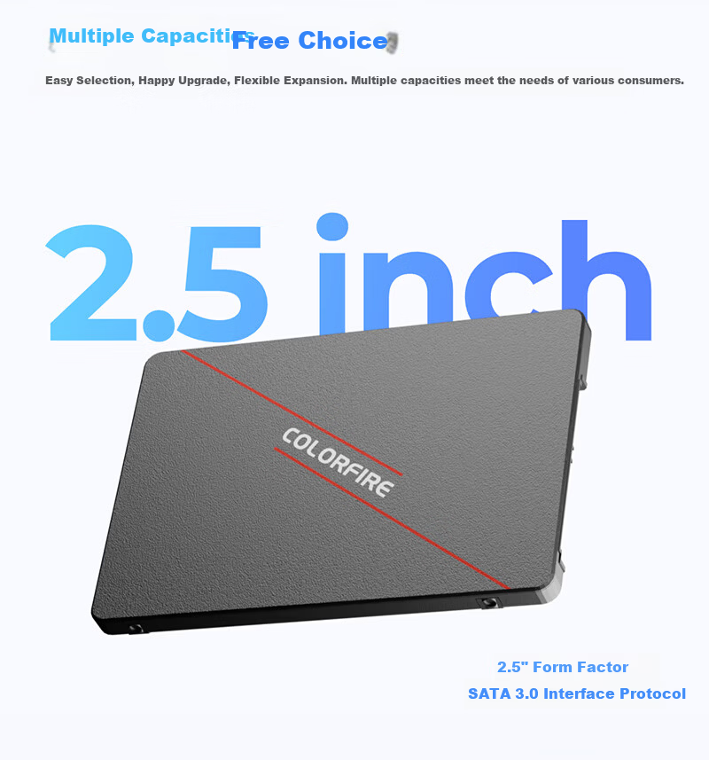 Colorful 120GB SSD Solid State Drive, SATA 3.0 Interface, Lifen CF300 Series, Best-Selling Model 3