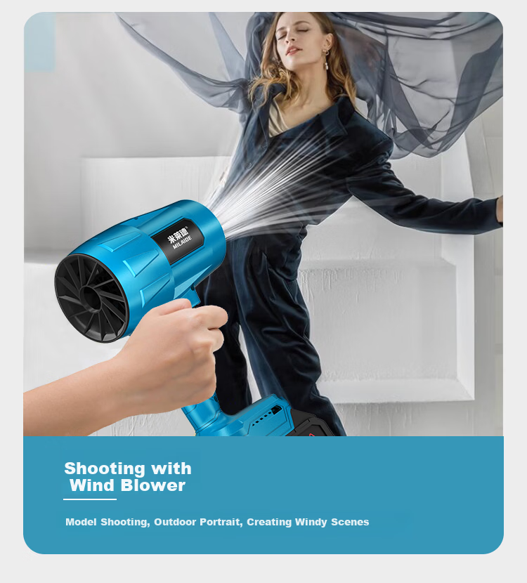 Milade Ducted High-Power Industrial Turbo Blower Fan for Dust Removal and Strong Air Blowing 20