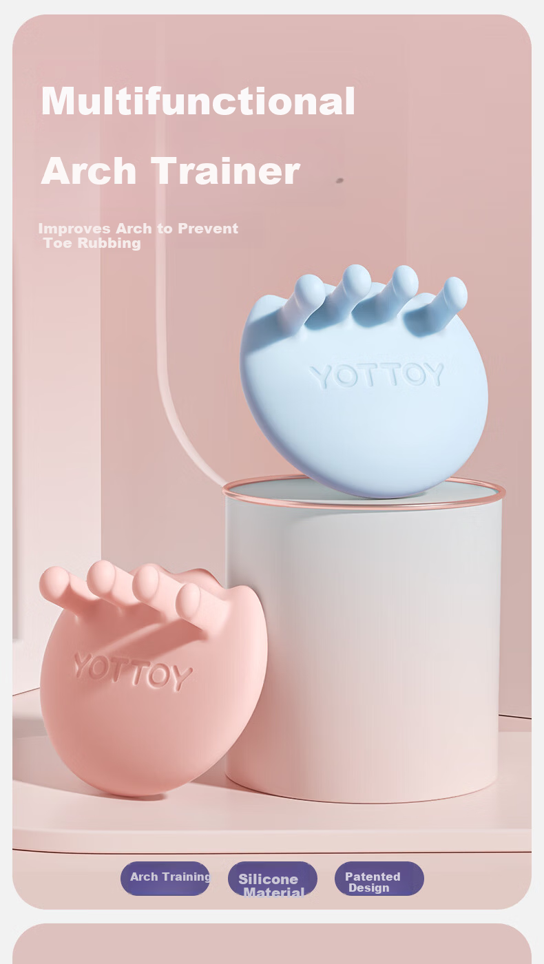 Yottoy Arch Trainer Foot Exerciser for Plantar Fasciitis Hallux Valgus Flat Feet Arch Collapse Leg Slimming Device Celadon Blue 1