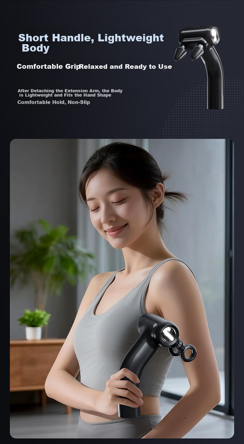 LI-NING Professional Fascia Gun Massager for Shoulders, Neck, Waist, and Back - Deep Muscle Massage Device, Ideal Gift for Parents, Valentine's Day, Qixi Festival, Birthday, Boyfriend, and Girlfriend 10
