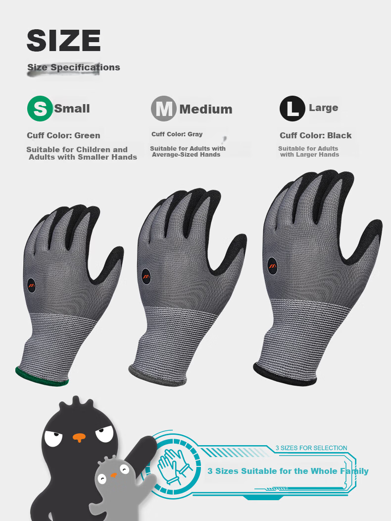 Jimmy Home Gardening Gloves Garden Planting Anti-Dirt Anti-Slip Breathable Durable Touchscreen Medium JM-W607 4