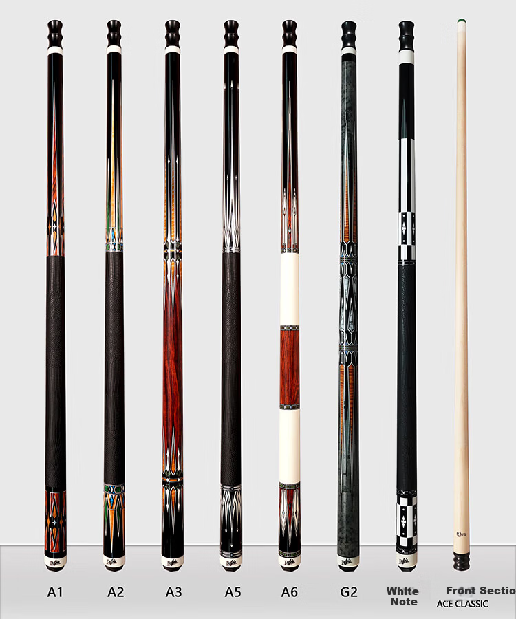 Dafuni Billiard Cue Chinese and American 8-Ball 9-Ball Table Cue Detachable Large Head Maple Cue Governor Series G2 8
