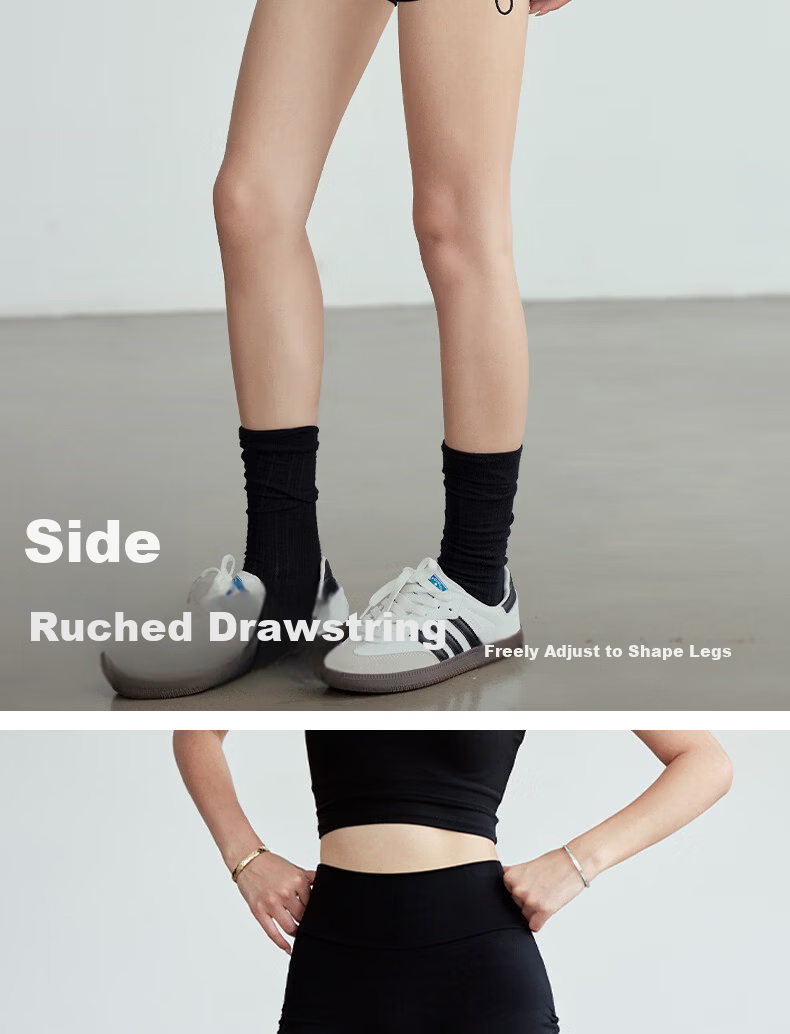 Free Style Drawstring Yoga Shorts Women Summer New High Waist Hip Lift Tummy Control Peach Shorts Pilates Sports Fitness Bermuda Shorts 6