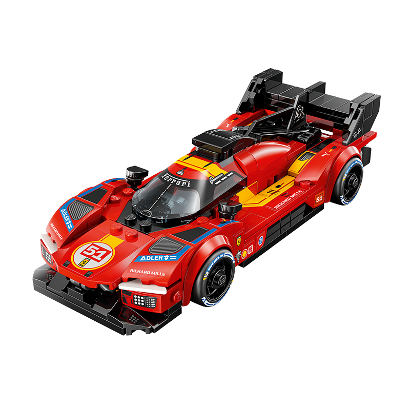 LEGO Building Blocks Racing Series 77261 Ferrari 499P Supercar Kids Boys Girls Toy Birthday Gift Display Model