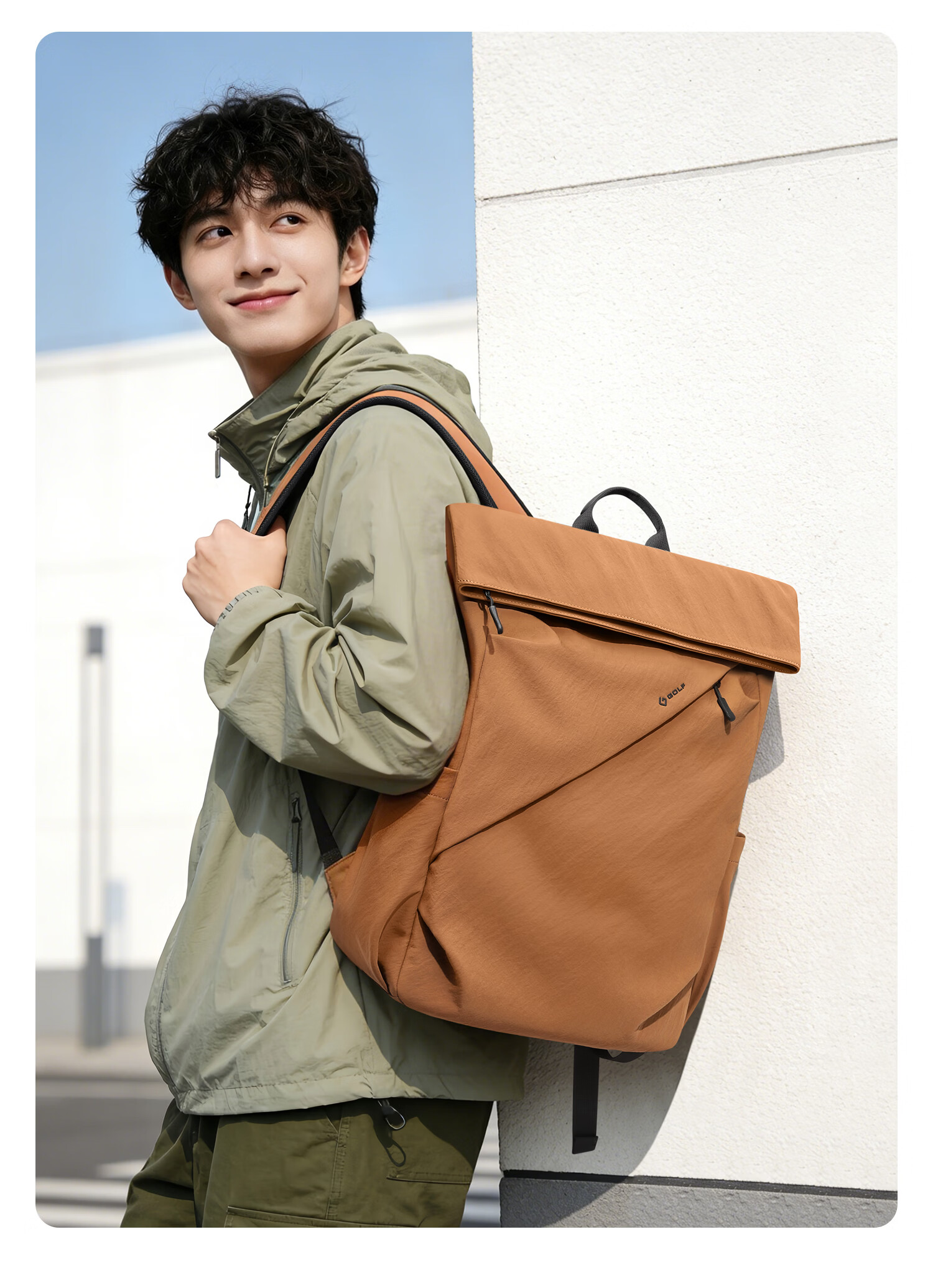 GOLF Lightweight 15.6/16 Inch Laptop Backpack Unisex Travel School Cycling Bag 14