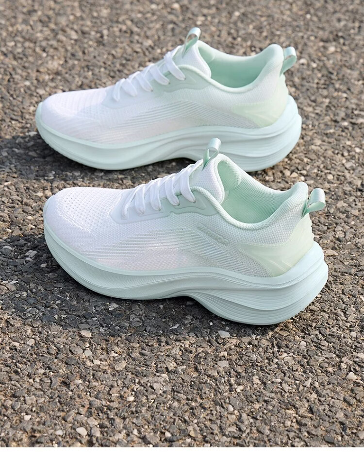 Warrior Women's Sports Shoes 2026 Summer New Soft Sole Breathable Mesh Lightweight Running Shoes 5401 White Size 38 22
