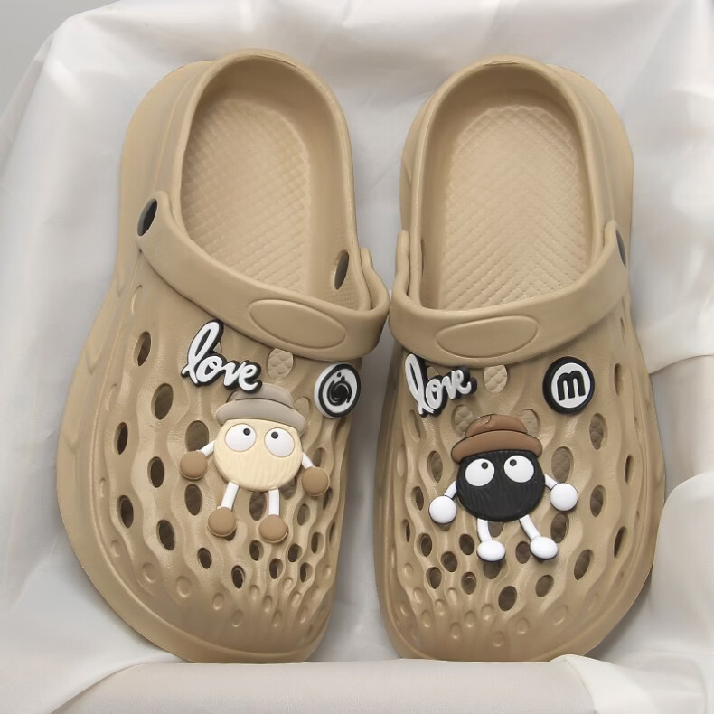 Qiumuxi Women's EVA Slip-On Clogs Non-Slip Thick Sole Soft High Elastic Breathable Home and Outdoor Toe-Covered Slippers 6