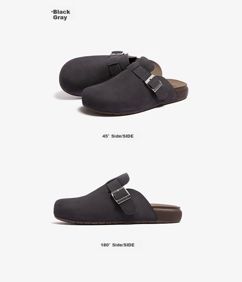 CAMEL Men's Comfortable Suede Lightweight Slip-On Casual Shoes L16S700001 Brown Size 41 20
