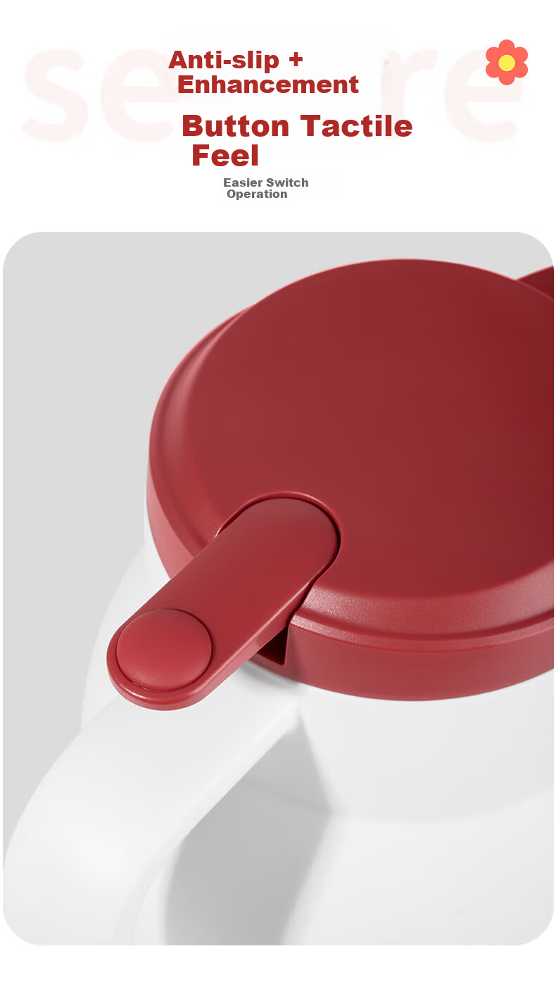 COSTA Large Capacity Insulated Kettle Household Hot Water Pot Red Liner Thermos Flask Tea Steeping Cup 24-Hour Heat Preservation 7