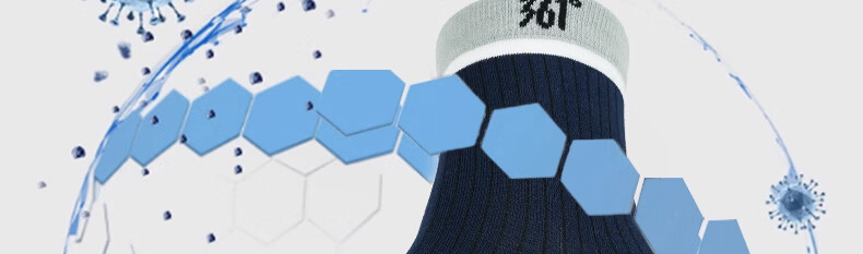 361° Business Cotton Socks Spring Summer New Men's Antibacterial Deodorant Mid-Calf Socks Black/4 Pairs One Size 7