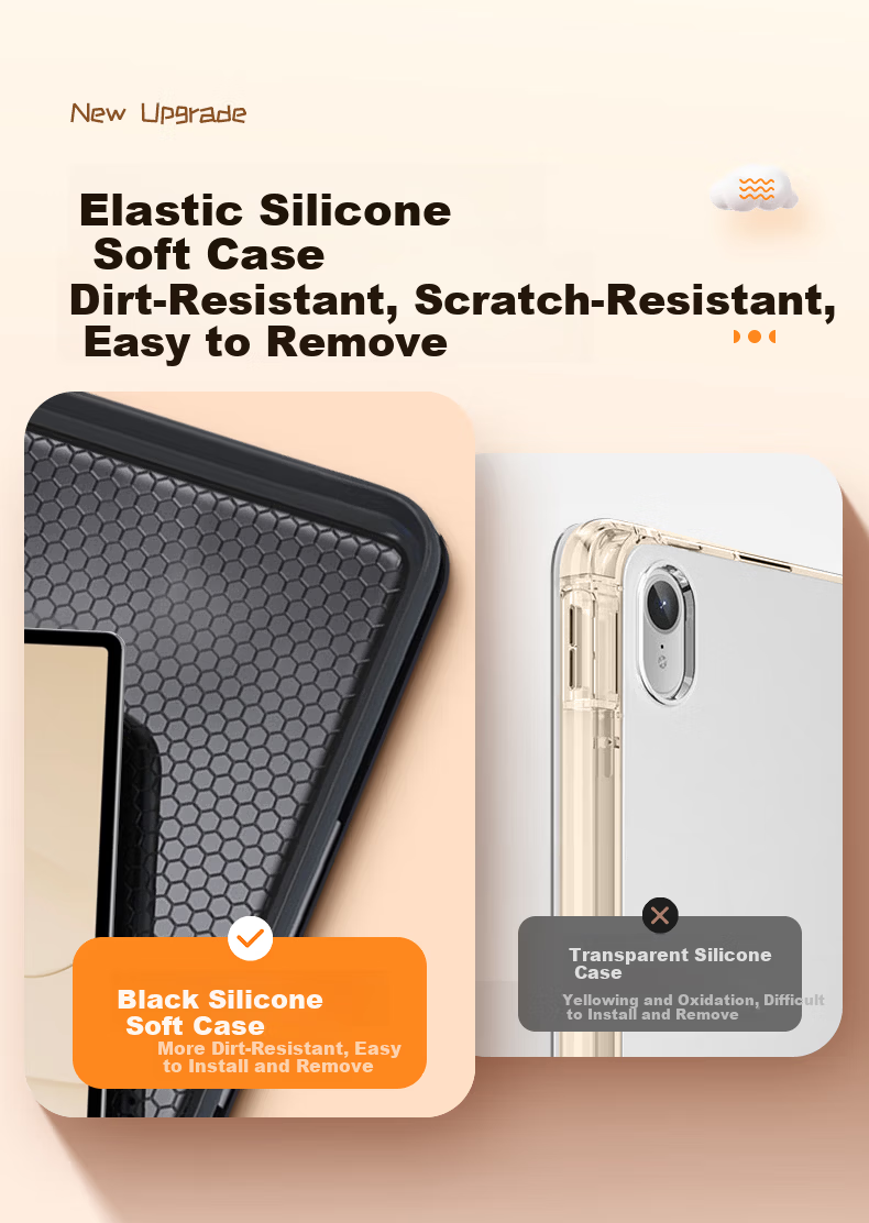Suoying [With Tempered Glass Screen Protector] Compatible with Huawei MatePad 11.5 2024/23 Standard/Soft Light Version 11.5-inch Full Coverage Shockproof Tablet Case 3