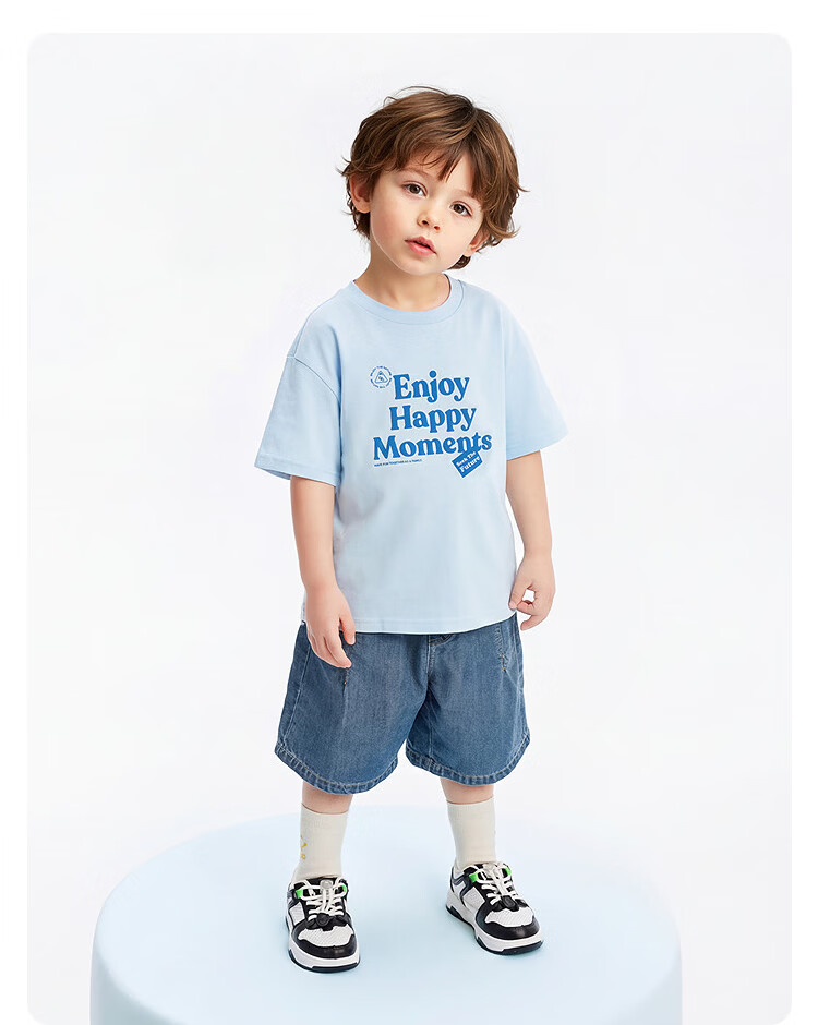 Balabala [balaOne] Kids Short Sleeve T-Shirt 2026 Boys Girls Summer Quick-Dry Skin-Friendly Trendy 208226117209 10