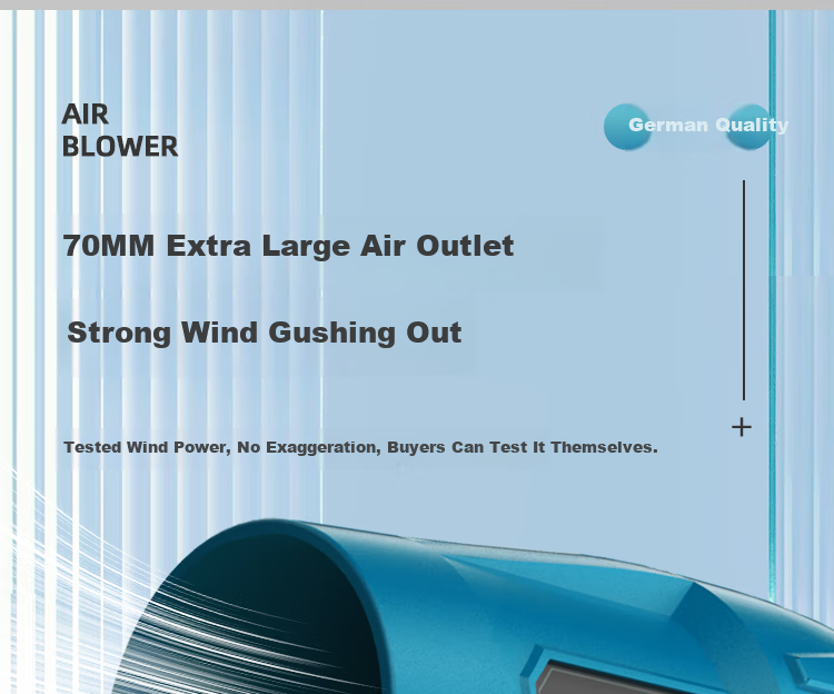 Milade Ducted High-Power Industrial Turbo Blower Fan for Dust Removal and Strong Air Blowing 12