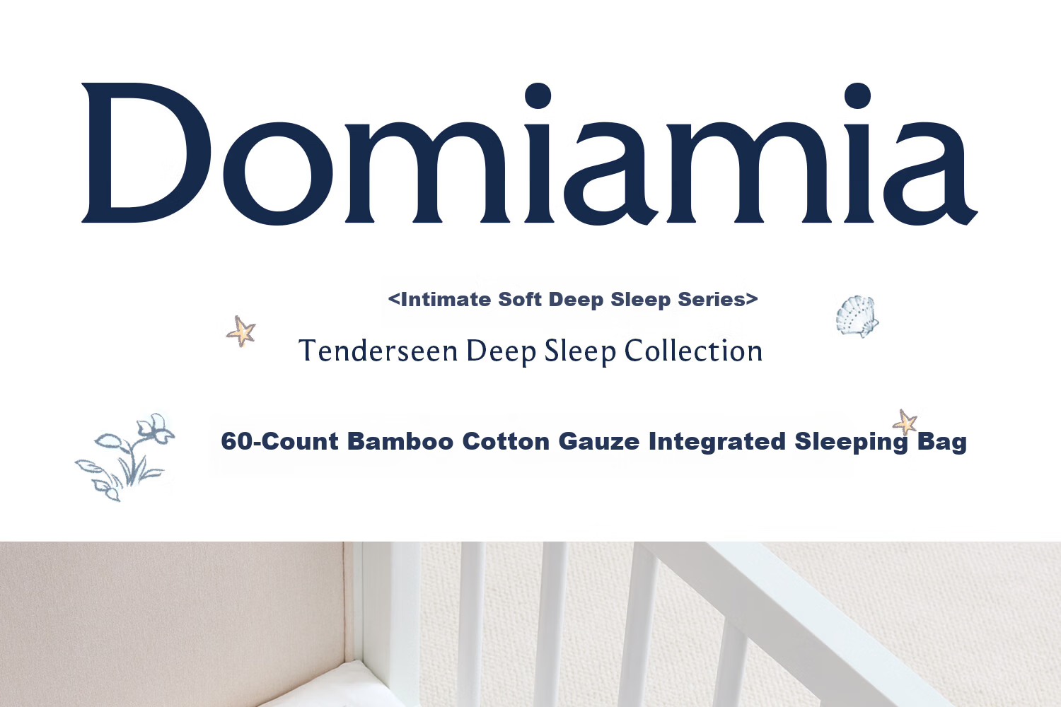 DOMIAMIA Baby Sleeping Bag All-in-One Four Seasons Universal 2-in-1 Anti-Kick Quilt Six-Layer Gauze Velvet Rabbit S 21-25℃ 1