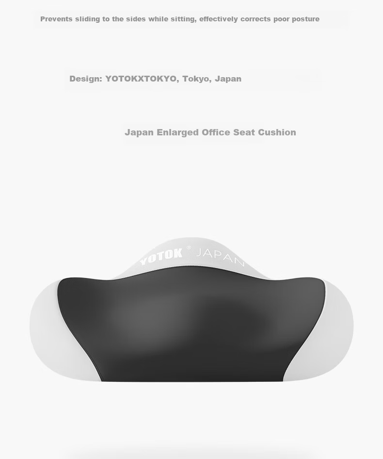 YOTOK Genuine Japanese Memory Foam Office Seat Cushion for Long Sitting, Anti-Pain Hip and Lumbar Support Chair Pad 7