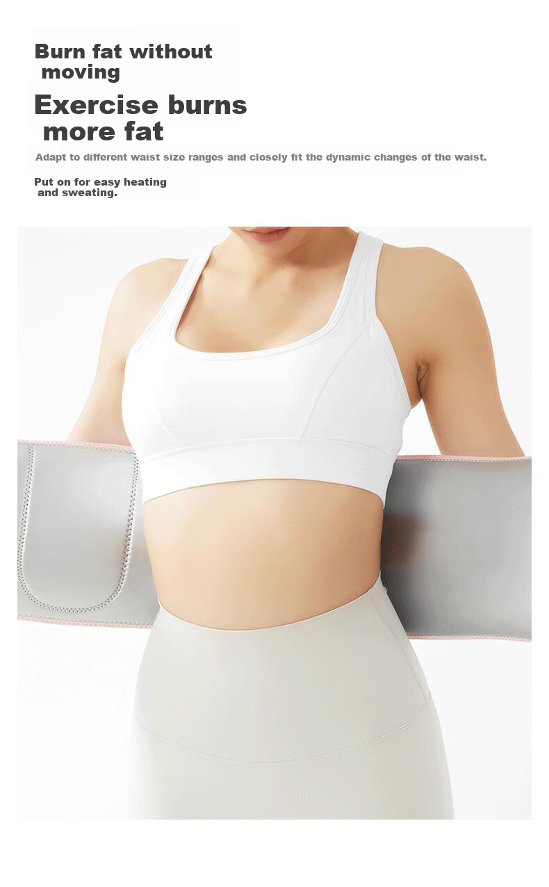KYOLENS Sweat Waist Belt Slimming Fitness Fat Burning Training Women Running Abdomen Toning Hula Hoop Shaping 5