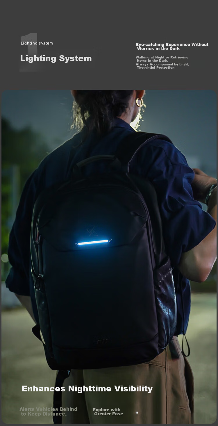GYXX Lingyun Air Backpack Unisex Business Commuter Bag 2026 New Casual Travel Lightweight Laptop Bag 6